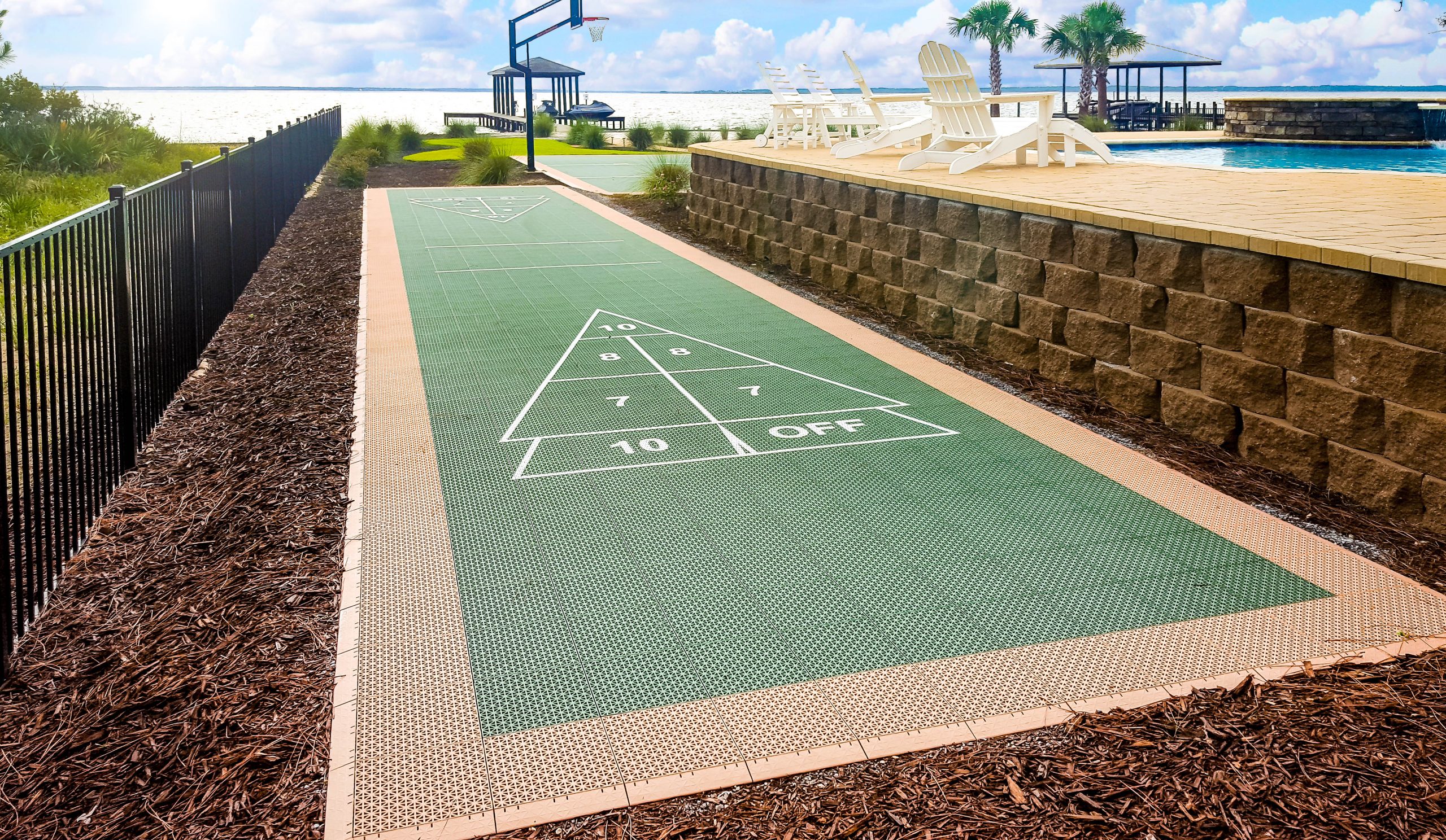 Shuffleboard udendørs